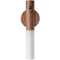 Miniatyrbillede 1 af 5: GHYT USB-opladning Smart Body Sensor Natlys, Bevægelsessensor Natlys, Gangvæg Induktion Lampe Soveværelse Gang Trappe Garderobe (Sort Valnød