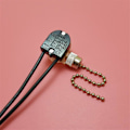 Miniatyrbild 5 av 5: Tvåtrådig Genomskinlig Dragkedjeswitch Tvåväxlad Dragkedjeswitch Jx-42b Dragkedjeswitch Skrivbordslampa Switch