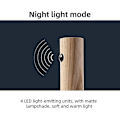 Miniatyrbillede 4 af 5: USB-opladning Smart Body, Bevægelsessensor Natlys, Intelligent Natlys Tre Tilstande, Gangvæg Induktionslampe Soveværelse Gang Trappe Garderobe