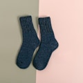 Miniatyrbild 1 av 5: 2 par Stövlarsockor för Kvinnor Vinter Solid Tjock Varma Sockor Mysiga Crew Sockor Julgåva-Blå