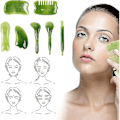 Miniatyrbild 1 av 5: 7 st Gua Sha skrapverktyg massage set, Gua Sha ansiktsverktyg - SNNGV
