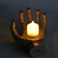 Miniatyrbild 5 av 5: Resin Ghost Hand Ljusstake för Halloween Tema Fest Prydnad Inomhus Skrivbordsdekoration Juvelförvaring