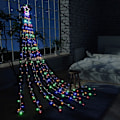 Miniatyrbilde 5 av 6: Julepynt Utendørs Stjernelys, 317 LED 10ft X 9 Vannfall 8 Lysmoduser for Hage Hage Feriedekor (Flerfarget, Fjernkontroll)