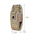 Miniatyrbild 5 av 5: Khaki Taktisk Intercom Väska Molle Sport Fritids Midjeväska 600d Oxford Utomhus Camping Tillbehör Väska