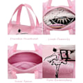 Miniatyrbillede 2 af 5: Sød balletdanserpose Tutu-kjolepose med nøglering til piger (Pink2 af langt mesh) One_Size