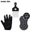 Miniatyrbild 3 av 5: Curl Sponge Set, Hårsvamp för Svarta Män, Twist Sponge Brush Set för Lockar, Hår
