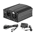Miniatyrbilde 2 av 5: 48v Phantom Power Bm 800 Mikrofonforsyning Med Adapter Xlr Lydkabel For Alle Musikk Opptak