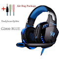 Miniatyrbild 1 av 5: Gaming-headset med brusreducering, dynamisk sensorisk, Hi-Fi-hörlurar, mjukt minnesskum, LED RGB-ljus för PC, bärbar dator, Mac50mm Spe