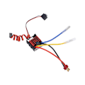 Pikkukuva 2 / 5: Vedenpitävä RC-auton harjattu ESC 60A 3A/6V BEC:llä - Ihanteellinen 1/10, 1/12, 1/16 sähköisille matkailuautoille