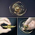 Miniatyrbild 4 av 5: Nya Gyllene Boll Fidget Spinner Leksaker För Barn Metall Finger Hand Spinner Antistress Leksaker