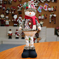 Miniatyrbild 3 av 5: Juldekoration Dock Juldocka Julälg Snögubbe Jultomte Fönster Juldekorationer (SNÖGUBBE)