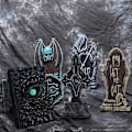 Miniatyrbild 2 av 5: Julgransprydnader.julprydnader,spökögon Djävul Eller Monsteröga Halloween Design