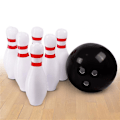 Miniatyrbild 3 av 5: 1 set Barnens Bärbara Uppblåsbara Bowlingdräkt Leksak Boll För Utomhus