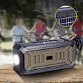 Miniatyrbild 4 av 5: Solardriven Bluetooth-högtalare Bärbar utomhushögtalare med Bluetooth med multifunktionell utomhusficklampa Stereoljud med bas Hem Trådlös högtalare