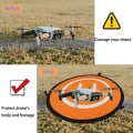 Miniatyrbillede 2 af 5: Dronelandingsplader, Universal Landing Pad Luminous Foldable Helipad Til Dji Dobbeltsidet Drone Launch Mat Vandtæt Stcyv