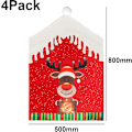 Miniatyrbild 3 av 5: Julstolsöverdrag 4-pack Tyg Lägg Till Stolsöverdrag Juldekoration Passar Alla Stolar Stolsöverdrag Möbelöverdrag