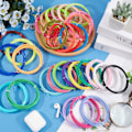 Miniatyrbillede 4 af 7: 3D Pen PCL Filament Efterfyldninger 3D Print Pen Filament 1,75 mm Blandet Farve Dimensionel Passer De fleste 3D Print Penne 5 Meter (20 Bundter, tilfældig farve)