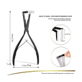Miniatyrbilde 2 av 4: Tape In Hair Extensions Tenger Rustfritt Stål Flat Surface Extensions Tape Sealing Clamp Tenger Til