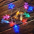 Miniatyrbild 4 av 4: Led Rymd Astronaut Raket Rymd Burst Ball Batterilampa String Hem Sovrum Dekorativ Lampa Flerfärgad