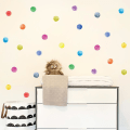 Miniatyrbillede 3 af 5: Dots vægklistermærker Posh Polka Dots vægklistermærke til pigers soveværelse legerum