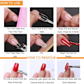 Miniatyrbild 5 av 5: Nagelkonst Sömlös Nagelfilm Transparent Färg (Vattendroppnagel) Makeup