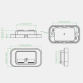 Miniatyrbilde 3 av 5: 12-24v 4.8a Dobbel Usb Pd Qc3.0 Bil Båt Rv Hurtiglader Socket Led Strømuttak - Snngv