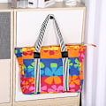 Miniatyrbillede 5 af 5: Farverig Canvas Taske Studerende Shopping Tote Canvas Taske Skulder Canvas Taske