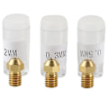 Miniatyrbillede 3 af 3: 3d-printerdele 0,2/0,3/0,5 mm Airbrush-dyseadapter-sæt Airbrush-dyseadapter til V6 Hotend 1,75 mm filament (3 adaptere og 3 dyser)