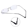 Pikkukuva 5 / 5: Ultralight For Titanium Rimless Reading Glasses Unisex+1.0~+3.5 Diopter Compact