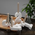 Miniatyrbild 2 av 5: Nummerform, DIY Silikonform, 3D Handgjorda Ljusstakeformar, Gipsform, Ljusstakeform - Nummer 3