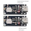 Miniatyrbillede 1 af 5: Type-c USB-indgang Høj strøm 5v Polymer Ternary Lithium Batteri Opladningsmodul