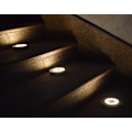 Miniatyrbilde 5 av 5: Nedgravde lys 10LED rustfritt stål solcelle underjordisk lys, utendørs plenlys, hage hagelys, 10LED positivt hvitt lys, underjordisk lys