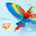 Miniatyrbild 5 av 5: Simulerad fågel interaktiv katt leksak automatisk hängande flygande örn papegoja rolig katt leksak för katter kattunge lek jakt spel