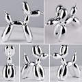 Miniatyrbild 4 av 4: Blank Ballong Hund Staty Staty Konstfigurer Resin Djurskulptur Hantverk Heminredning