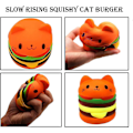 Miniatyrbild 5 av 5: (Kattburgare) Långsamt stigande Squishy leksaker, Jumbo Squishies Pack Prime Långsamt stigande doftande Squishies Squeeze Mjuka leksaker Stressavlastare Gåvor för barn och A