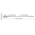 Miniatyrbilde 5 av 5: Hundeanbindingsplugg for hage 360 Swivel Heavy Duty Hundeanbindingsplugg Rustfritt stål bakkeanker Hundeanbindingsplugg for hage