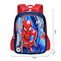 Pikkukuva 2 / 2: Lasten tytöille ja pojille Frozen Elsa Spiderman Iron Man Captain America -reppu olkalaukku koululaukku reppu lahjat（Spiderman）