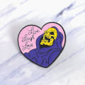 Pikkukuva 3 / 5: Elä, Naura, Rakasta - Luuranko - Emali Pin
