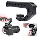 Miniatyrbild 4 av 5: Kamerahandtag med 3 blixtsko, Uulanzi Urig R005 Universal Video Action Stabiliserande Handtag Kamerablixtsko Adapter, 1/4\" 3/8\" Hål