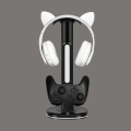 Miniatyrbillede 5 af 5: Joystick Opladningsstativ RGB Farverigt Lys Med Headset Opbevaringsstativ Aftagelig Trådløs Spilkontroller Opladningsdock Til Switch Pro - Snngv