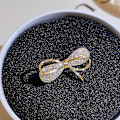 Miniatyrbillede 5 af 5: Sødt sløjfe pins brocher til kvinder mode personlighed elegant luksus tilbehør fest bryllup gaver krave spænde pin