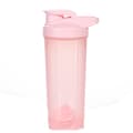 Shaker (700 ml), Shaker för proteinshakes, plast, rosa