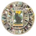 Pikkukuva 1 / 5: 62 kpl Tarot-tarroja Tarot-astrologia-ennustustarroja vesipulloon Hydro Flask -kannettavaan matkalaukkuun autoon pyörään polkupyörään vinyyliset vedenpitävät tarrat