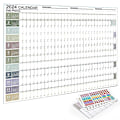 Miniatyrbild 4 av 5: 1 Set Yearly Väggkalender 2024 Kreativ Planer Väggkalender Daglig Schema Kalender-hao