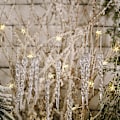 Miniatyrbild 2 av 3: 24 st plastjulkristaller, julgransprydnader, kristalljulkulor, transparenta, 13*1cm