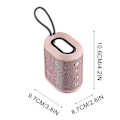 Miniatyrbild 3 av 3: Bluetooth-högtalare, bärbar Bluetooth-högtalare trådlös med bas HD-stereoljud för hem utomhus resor
