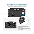Miniatyrbilde 5 av 5: 48v Phantom Power Bm 800 Mikrofonforsyning Med Adapter Xlr Lydkabel For Alle Musikk Opptak
