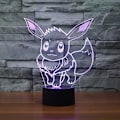 Miniatyrbild 4 av 5: Ethan Allen Go Eevee 3D nattlampa 7 färger skiftande LED skrivbordslampa touch-knapp rum dekor anime bordslampa för barn sovrum - Snngv