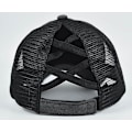Miniatyrbillede 3 af 5: Stretch Cross Ponytail Hat Ripped Ponytail Hat Washed Cross Ponytail Mesh Hat Dame Fletning Hat