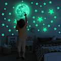 Miniatyrbild 5 av 5: Glow In The Dark Stickers Luminous Dots Stars And Moon Diy Wall